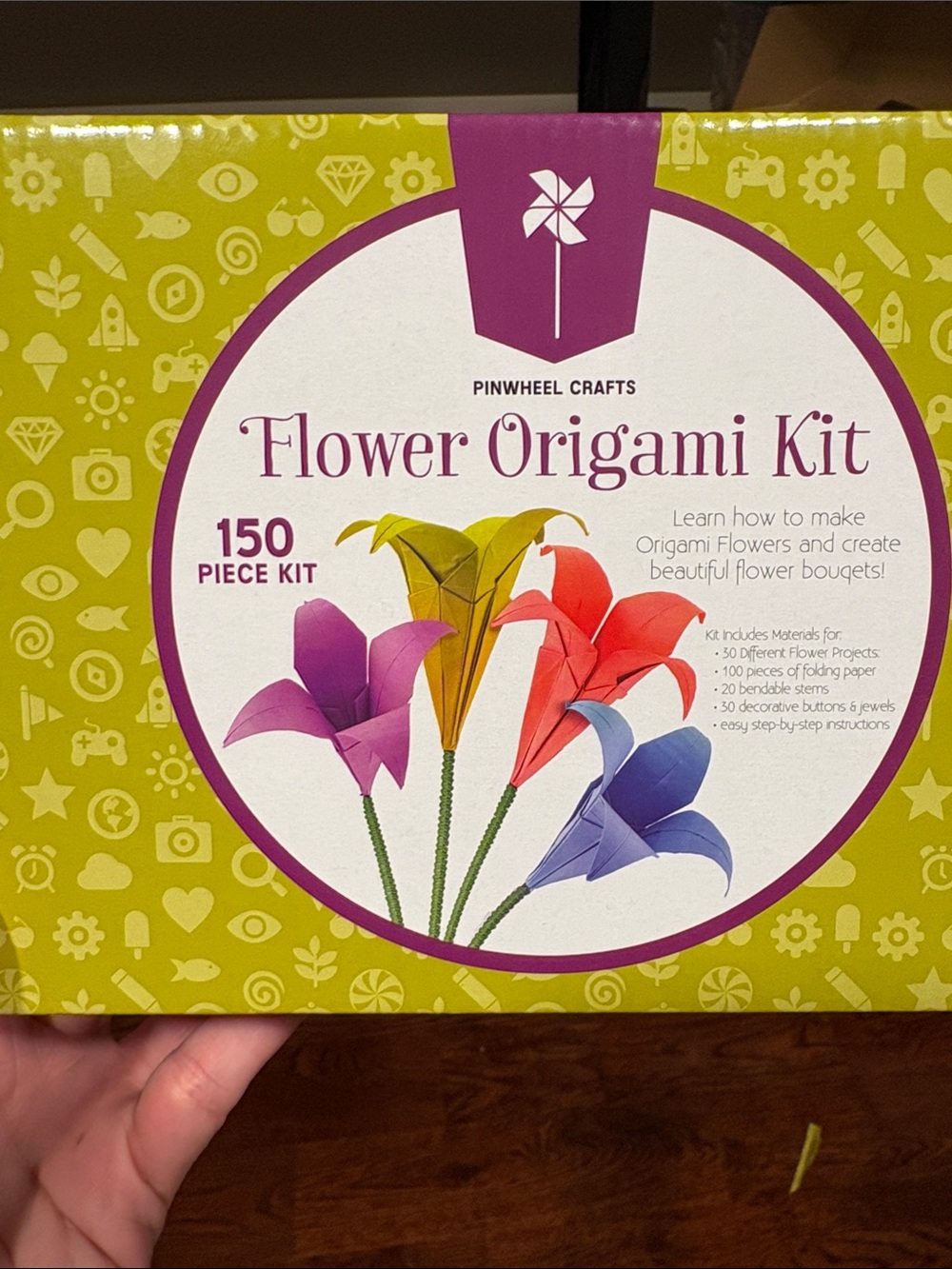 Origami flower kit